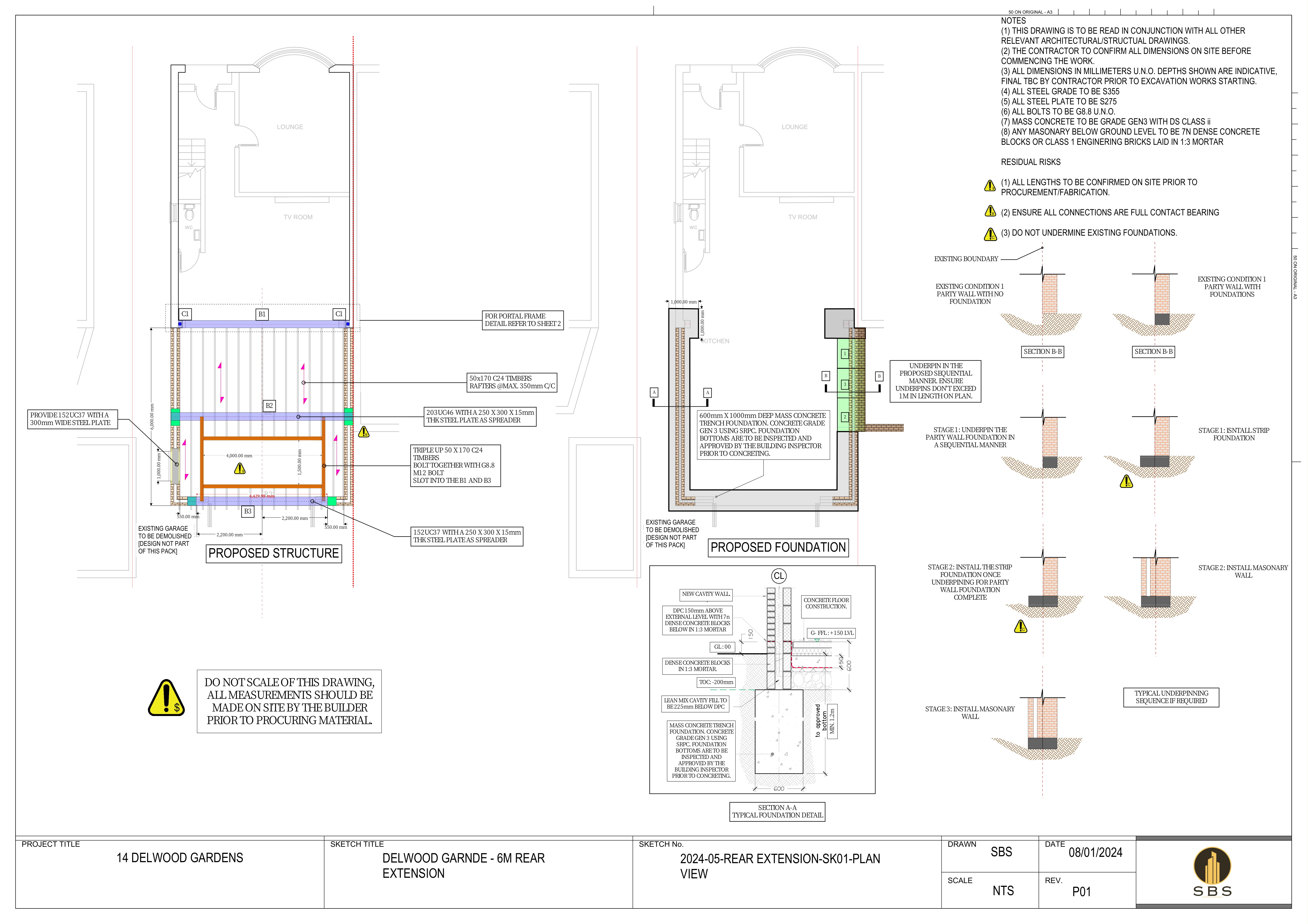 Extension with Underpinning – Structural Engineering Design